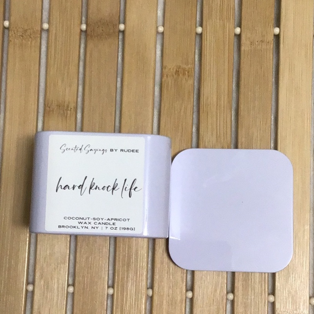 Hard Knock Life Hand Poured Scented  Candles 7oz